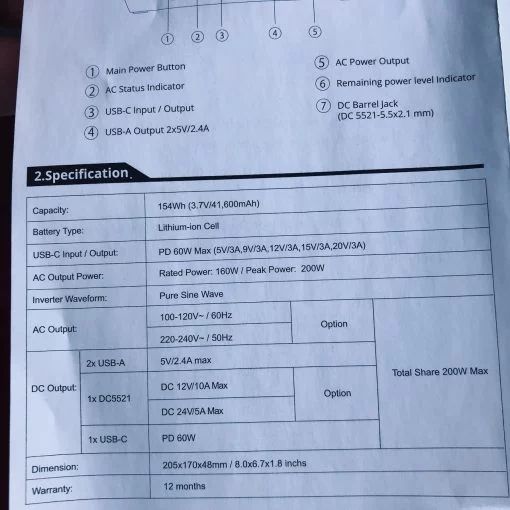 Litionite Raiden Charging Details