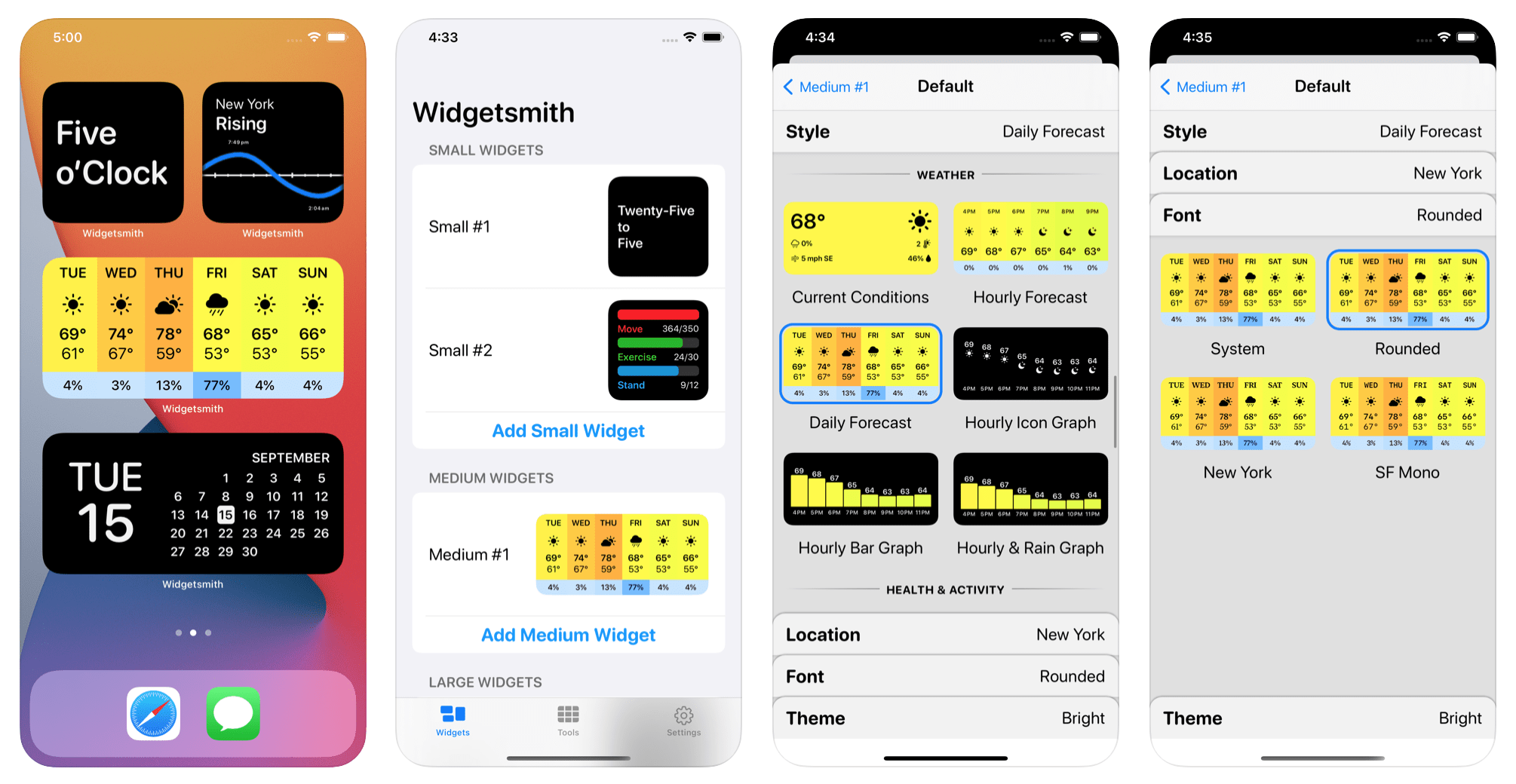 Widgetsmith App iOS 14