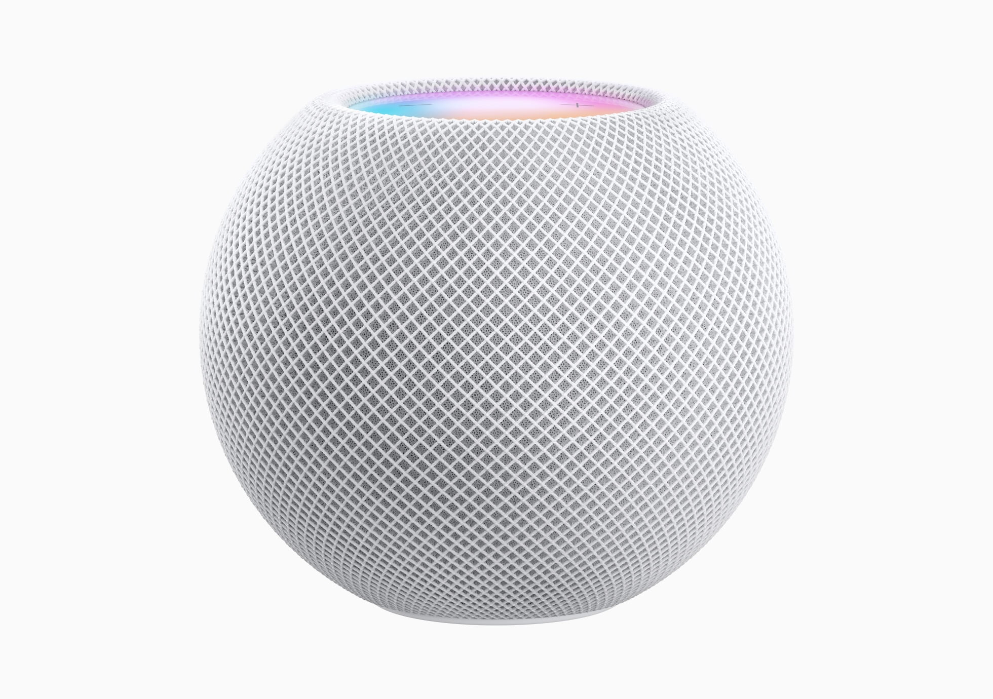 Apple HomePod Mini (Weiß) MY5H2D/A [Bluetooth, 360° Audio, Siri Sprachsteuerung]