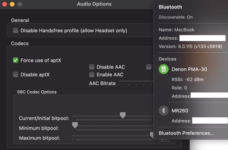 aptX auf macOS 11 Big Sur wieder aktivieren