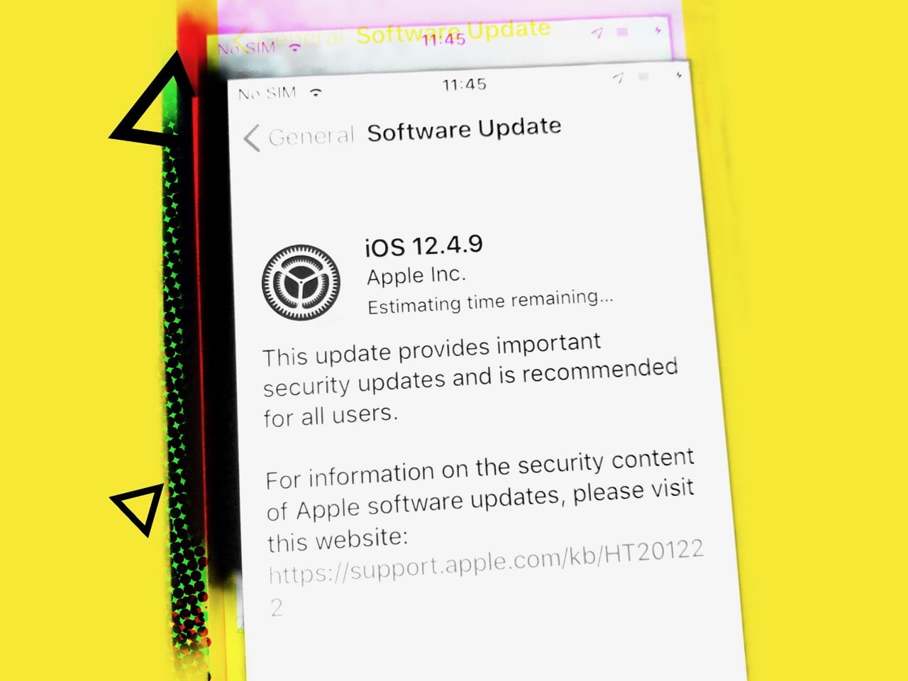 iOS 12.4.9 Update