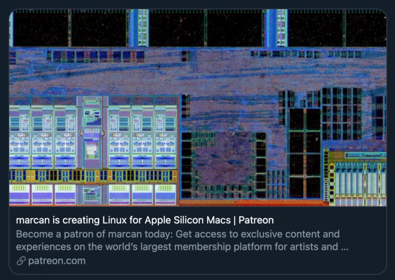 Patreon Projekt um Linux auf den M1 Mac zu bringen