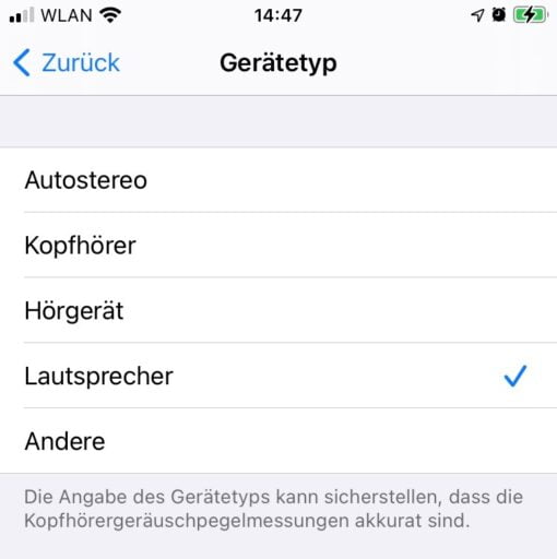 iOS 14.4 Bluetooth Settings