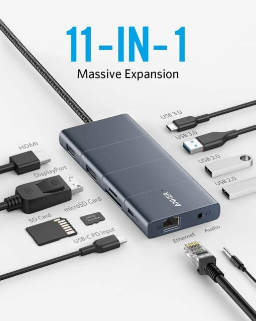 Anker PowerExpand 11 in 1 USB C Cables