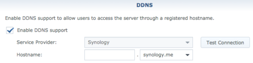 DDNS Synology