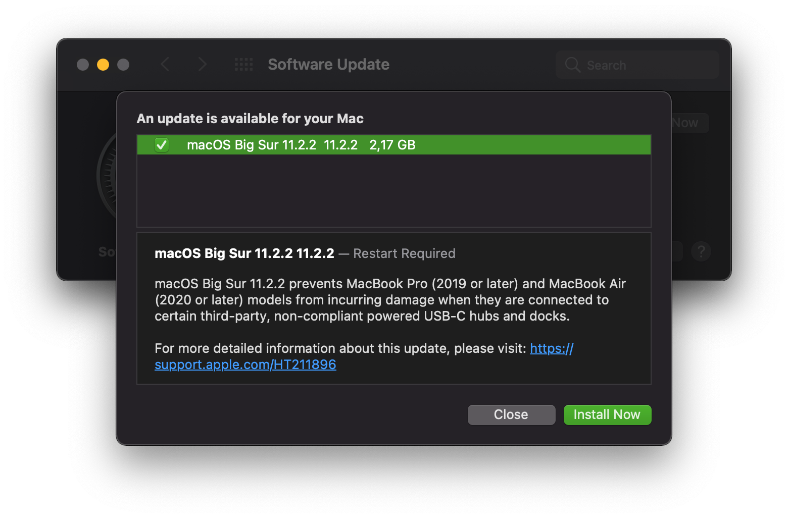macOS 11.2.2