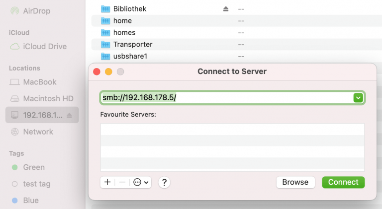 macOS 11.3: SMB Suche auf Synology funktioniert wieder