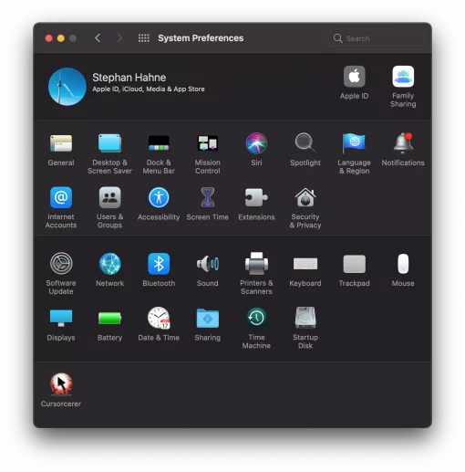 Cursorcerer System Preferences