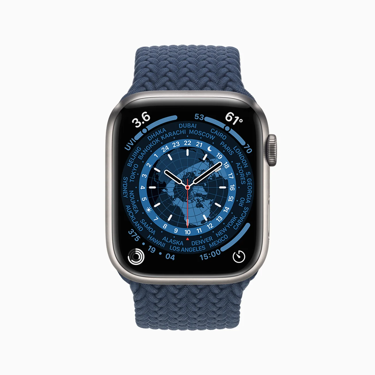 Apple watch series7 world time face 09142021