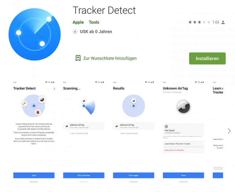 AirTags finden mit Android: Tracker Detect hilft suchen