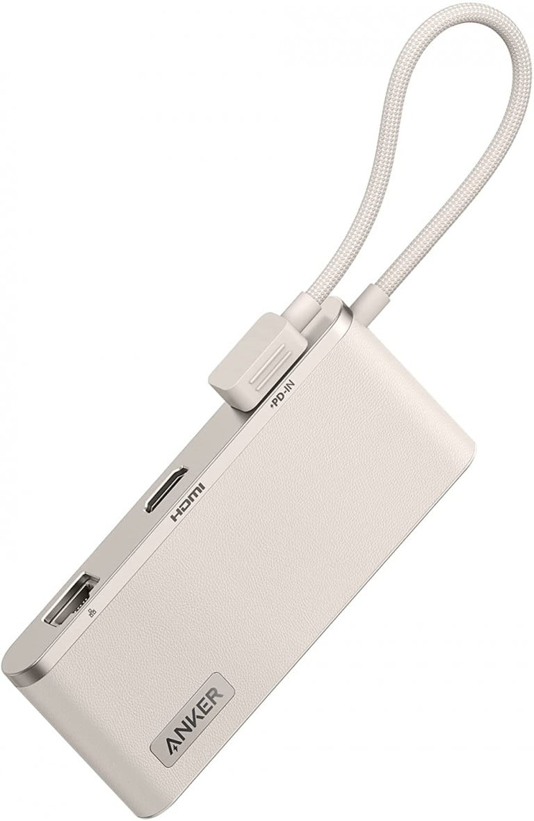 Stylisher USB-C Hub: Anker 655 mit Kunstlederfinish