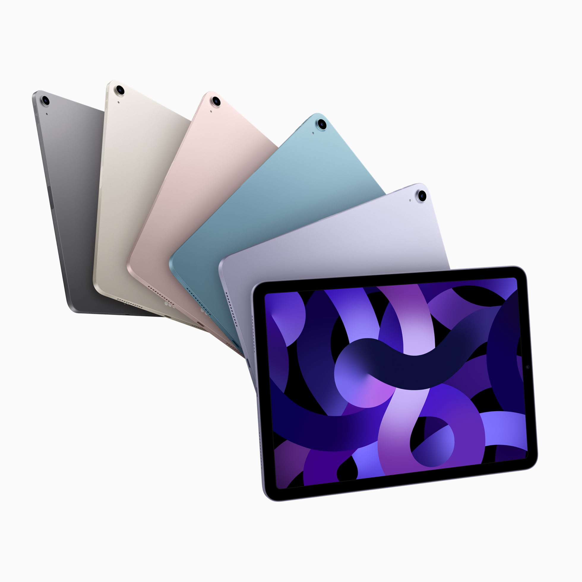 Apple iPad Air hero color lineup