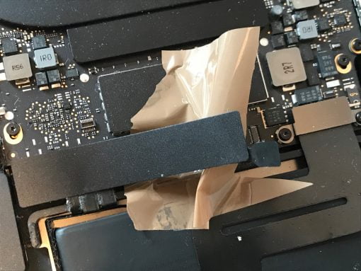 MacBook Pro 2016 2017 SSD battery connection