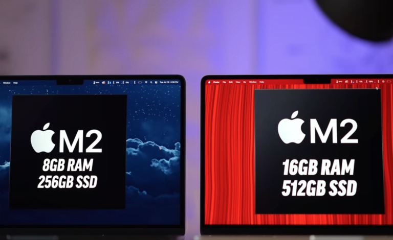 M2 MacBook Air mit 512 GB SSD gravierend schneller