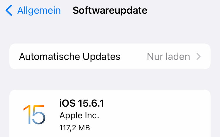 iOS 15.6.1 und iPadOS 15.6.1 stopfen schwere Sicherheitslücke