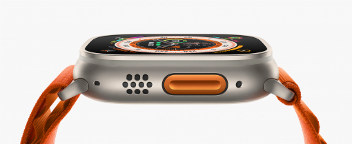 Apple Watch Ultra Orange Alpine Loop Action button 220907