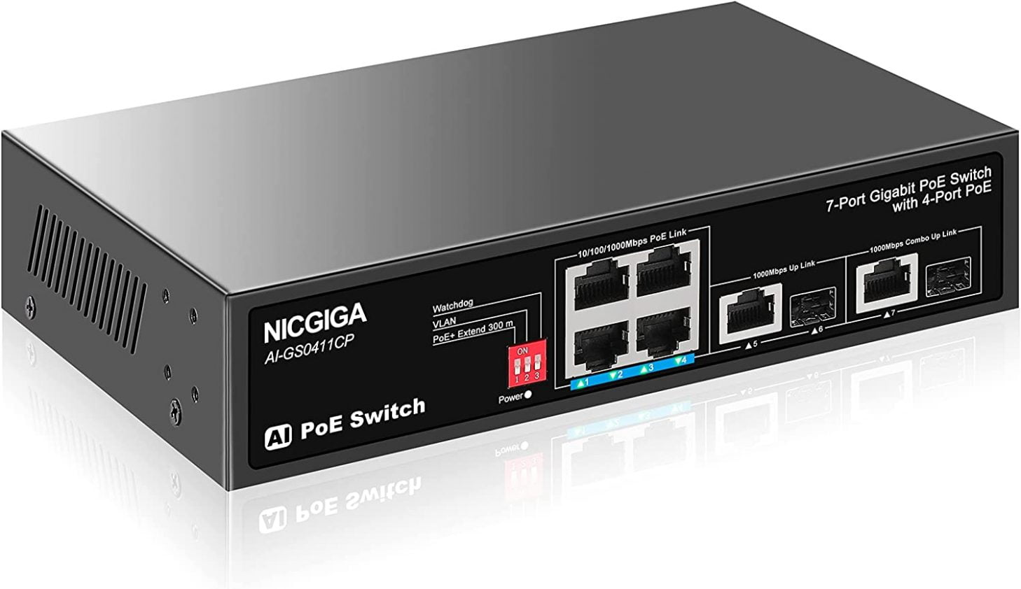 NICGIGA 7 Port SFP Switch