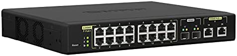 Qnap QSW M2116P 2T2S Managed Switch