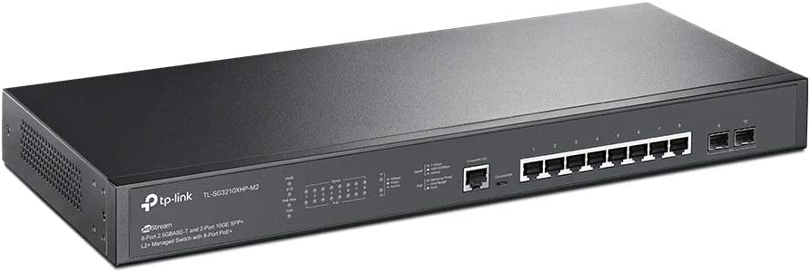 TP Link TL SG3210XHP M2 10 Port Managed Switch