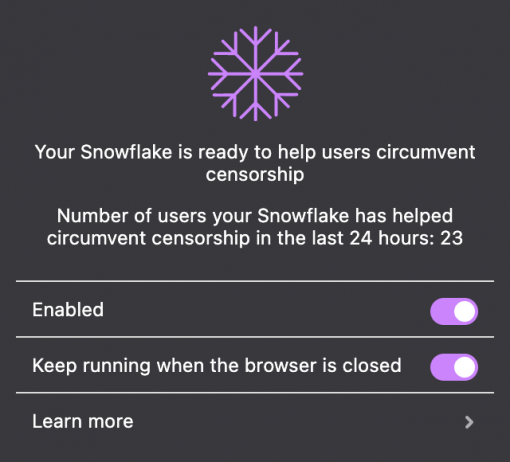 Snowflake helped user