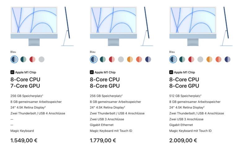 24″ iMac: Eine Ausstattungsstufe besser gratis bei Amazon