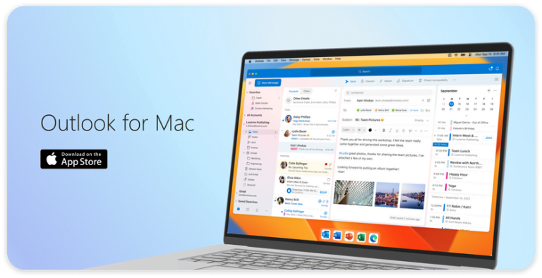Microsoft Outlook gratis für macOS